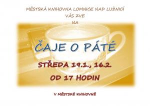 čaje o páté 