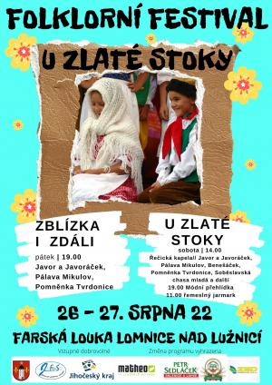 plakát - folklorní festival 2022