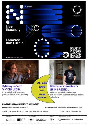 plakát - Noc literatury 21.9.2022