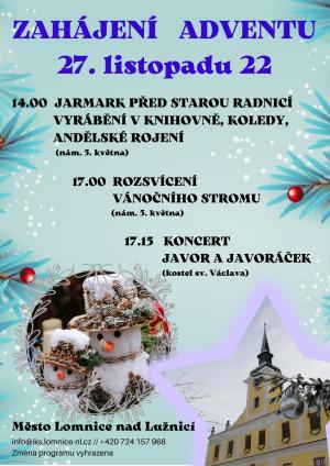 zahájení adventu v Lomnici