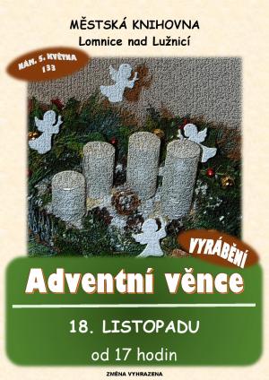 vyrábění adventních věnců