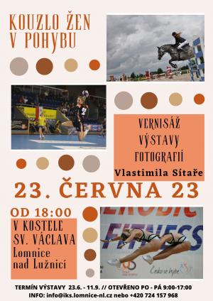 plakát - vernisáž výstavy 23. června