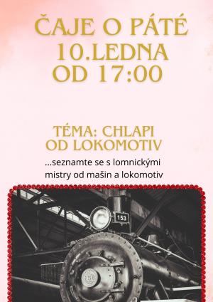 plakát - Čaje o páté 10.ledna