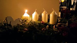 adventní věnec - vyrábění 22.11.