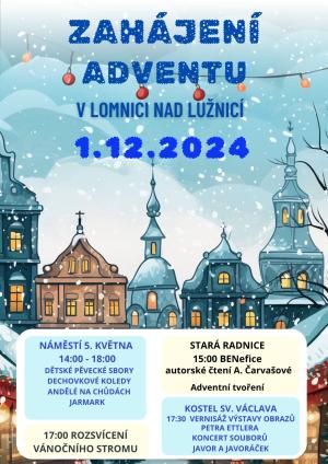 Zahájení adventu v Lomnici